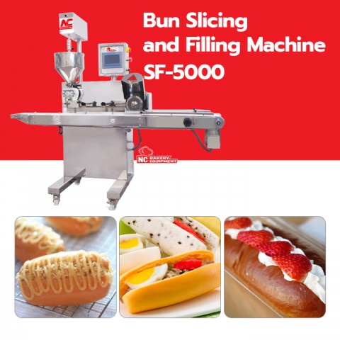 Bun Slicing and Filling Machine